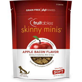 Fruitables Fruitables Skinny Minis Apple Bacon Flavor Dog Treats