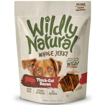 Fruitables Wildly Natural Whole Jerky Bacon Strips Dog Treats