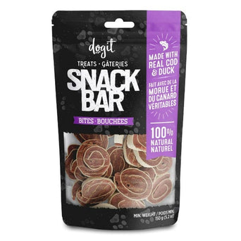 Hagen Dogit Snack Bar Bites Dog Treats; Cod & Duck