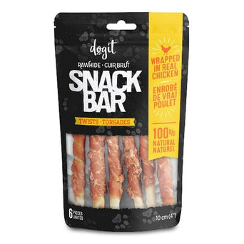 Hagen Dogit Snack Bar Twists Dog Treats; Chicken