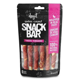 Hagen Dogit Snack Bar Twists Dog Treats; Duck