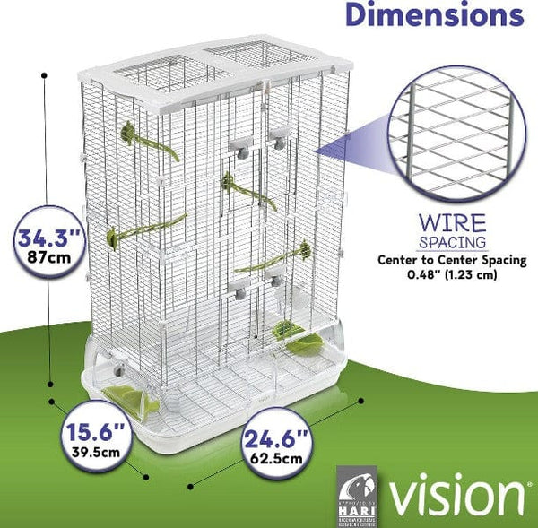 Hari Vision M02 Medium Bird Cage – Petland Canada