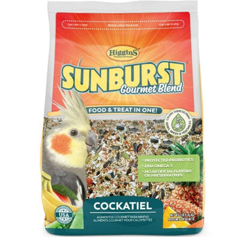 Higgins Premium Pet Foods Sunburst Gourmet Blend Cockatiel Food