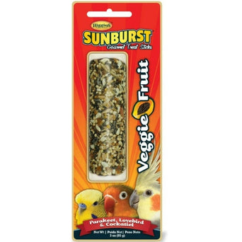 Higgins Premium Pet Foods Sunburst Veggie & Fruit Gourmet Treat Stick for Birds