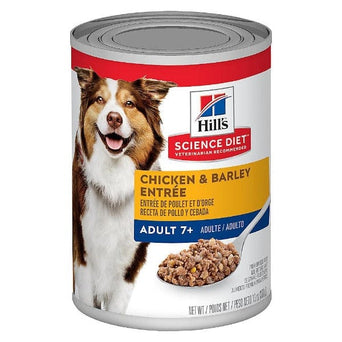Hill's Science Diet Chicken & Barley Entree Adult 7+ Canned Dog Food
