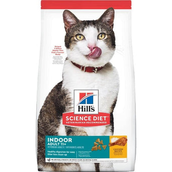 Hill's Science Diet Indoor Adult 11+ Chicken Recipe Dry Cat Food