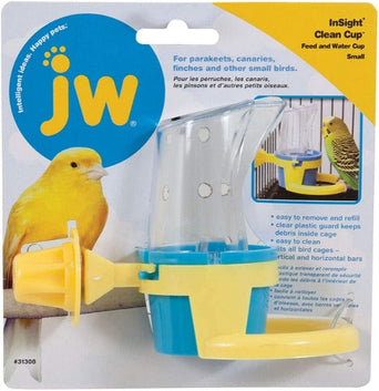 JW Pet JW Insight Clean Cup Feed and Water Cup for Birds