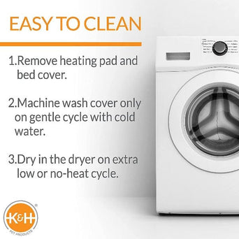 K&H K&H Amazin' Thermo-Kitty Pad Heated Cat Bed