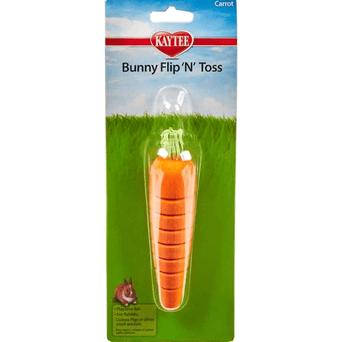 Kaytee Kaytee Bunny Flip-N-Toss Carrot Toy