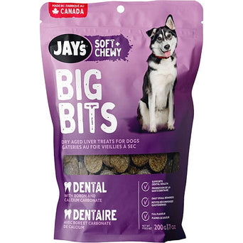 Kettle Craft Pet Products Jay's Soft + Chewy Big Bits Dental Dog Treats