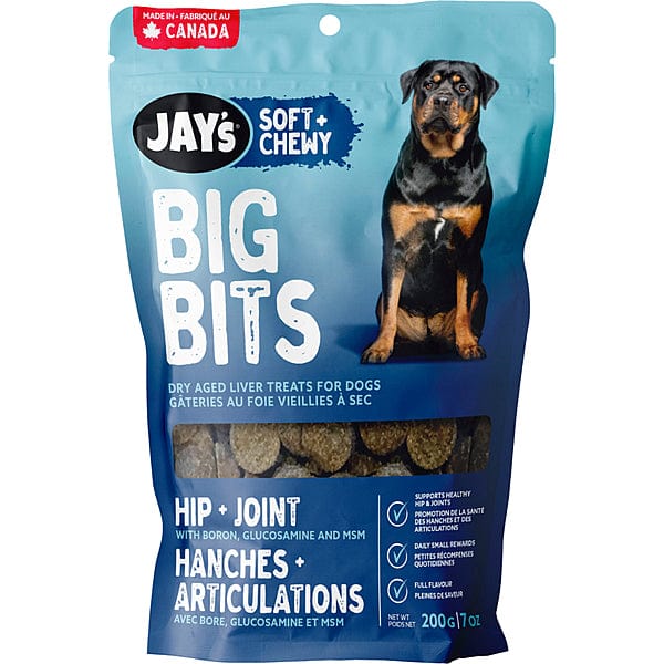 Jay's Soft + Chewy Big Bits Hip & Joint Dog Treats Petland Canada
