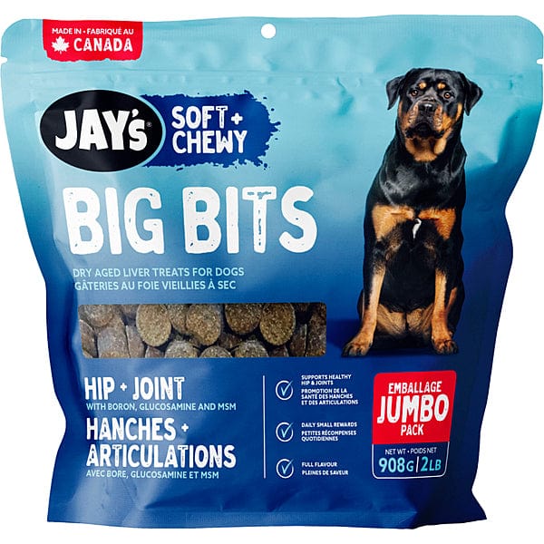 Jay's Soft + Chewy Big Bits Hip & Joint Dog Treats Petland Canada