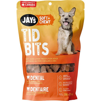 Kettle Craft Pet Products Jay's Soft + Chewy Tid Bits Dental Dog Treats