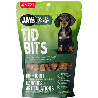 Kettle Craft Pet Products Jay's Soft + Chewy Tid Bits Hip & Joint Liver Dog Treats