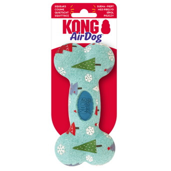 KONG KONG Holiday AirDog Squeaker Bone Medium Dog Toy