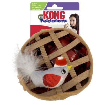 KONG KONG Holiday Puzzlements Pie Cat Toy