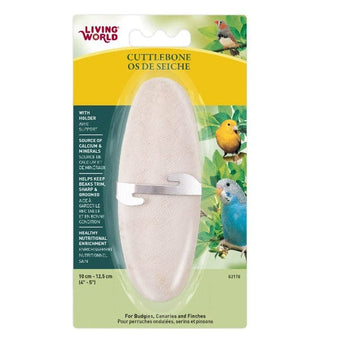 Living World Living World Cuttlebone with Holder for Birds