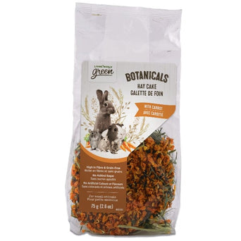 Living World Living World Green Botanicals Hay Cake with Carrot
