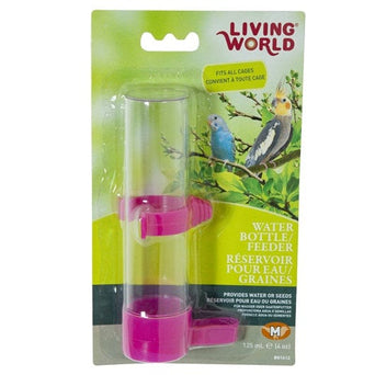Living World Living World Medium Water Bottle/Feeder Combo for Birds