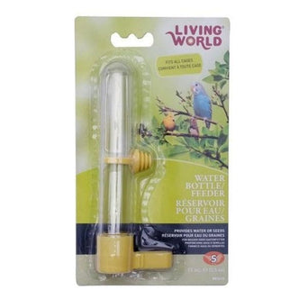 Living World Living World Small Water Bottle/Feeder Combo for Birds