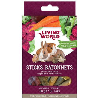 Living World Living World Vegetable Flavour Sticks Small Animal Treats