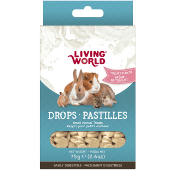 Living World Living World Yogurt Flavour Drops Small Animal Treats