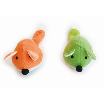M-PETS M-PETS Gringo Fox Squeaker Toy
