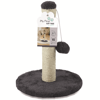 M-PETS M-PETS My First Cat Tree Pompom Grey