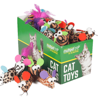 Multipet Multipet Feather Mouse Catnip Cat Toy
