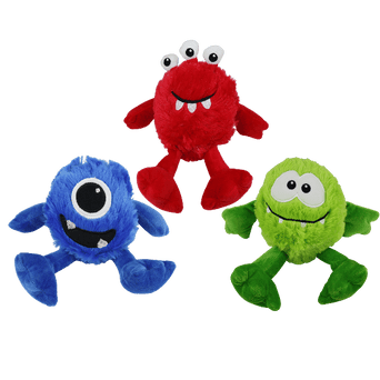 Multipet Multipet Monsters Assorted Plush Dog Toy