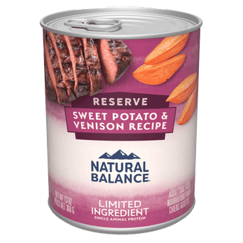 Natural Balance Natural Balance Reserve Limited Ingredient Sweet Potato & Venison Recipe Canned Dog Food