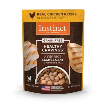 Nature's Variety Instinct Healthy Cravings Real Chicken Recipe Dog Food Pouches
