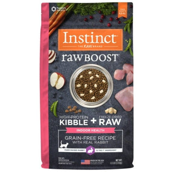 Nature's Variety Instinct Raw Boost Indoor Health Real Rabbit Recipe Dry Cat Food
