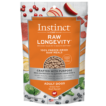 Nature's Variety Instinct Raw Longevity Beef 100% Freeze Dried Dog Food