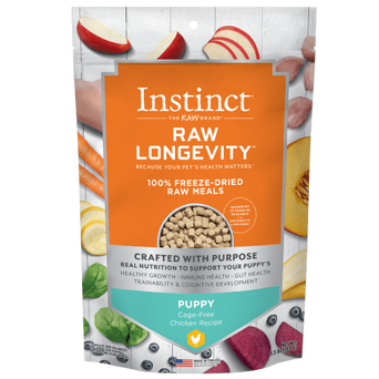 Nature's Variety Instinct Raw Longevity Chicken Recipe 100% Freeze Dried Puppy Food