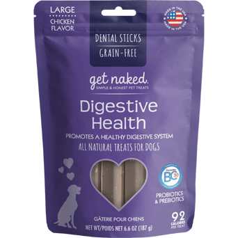 NPIC Get Naked Digestive Health Dog Dental Chew Sticks