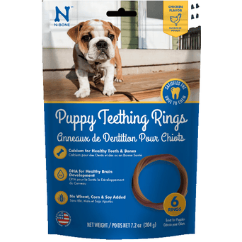 NPIC N-Bone Puppy Teething Rings; Chicken Flavour