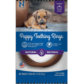 NPIC N-Bone Puppy Teething Rings; Pumpkin Flavour