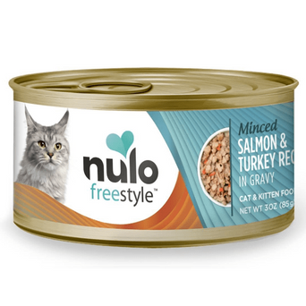 Nulo Nulo Freestyle Minced Salmon & Turkey Recipe Canned Cat Food