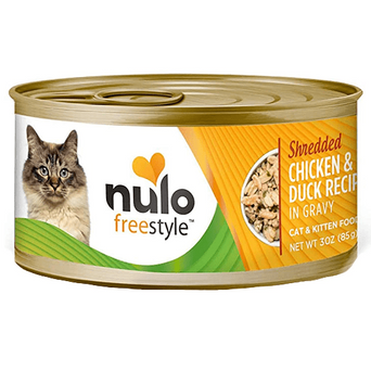 Nulo Nulo Freestyle Shredded Chicken & Duck Recipe Canned Cat Food