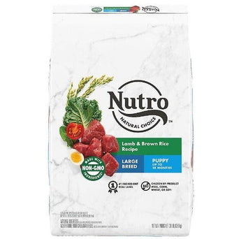 Nutro Nutro Natural Choice Lamb & Brown Rice Large Breed Puppy Dry Dog Food, 30lb