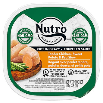 Nutro Nutro Tender Chicken, Sweet Potato & Pea Stew Cuts in Gravy Wet Dog Food