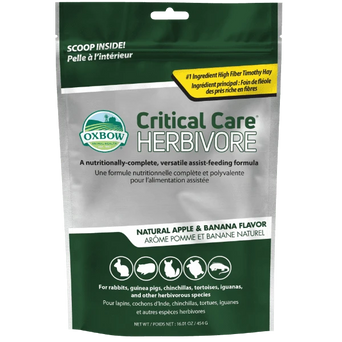 Oxbow Oxbow Critical Care Herbivore; Apple-Banana