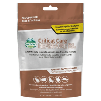 Oxbow Oxbow Critical Care Herbivore; Fine Grind Papaya