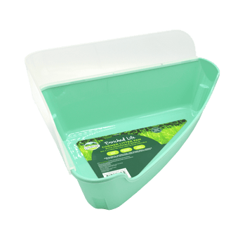 Oxbow Oxbow Enriched Life - Corner Litter Pan with Removable Shield