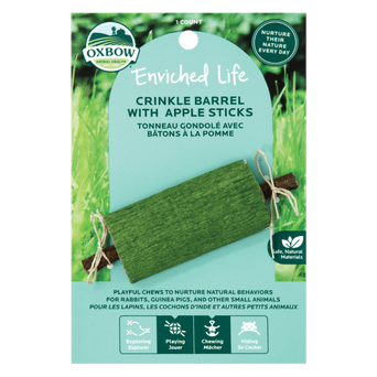 Oxbow Oxbow Enriched Life - Crinkle Barrel with Apple Sticks