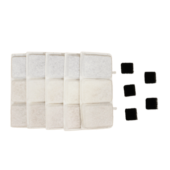 PATPET PATPET Replacement Filters & Foam Filters 5-Pack