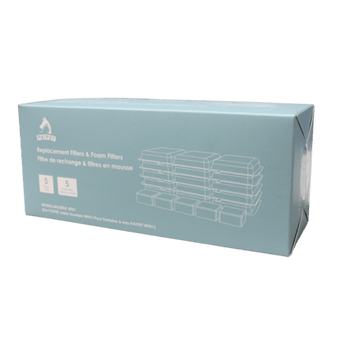 PATPET PATPET Replacement Filters & Foam Filters 5-Pack