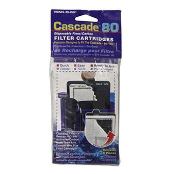 Penn Plax Cascade 80 Filter Cartridge 3pk Replacement S