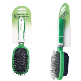 Pet Spaw Pet Spaw Double Sided Pin with Bristle Brush